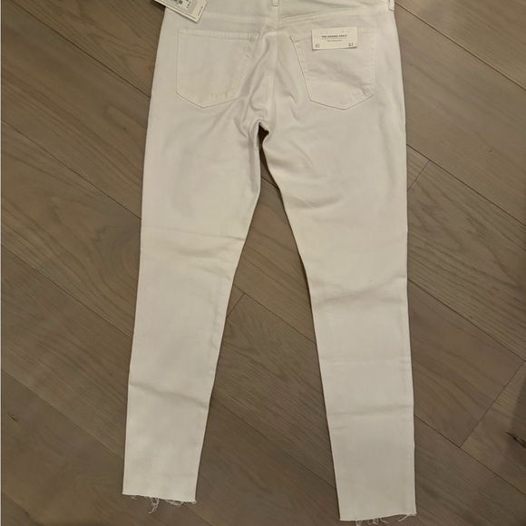 AG white jeans with frayed leg openings nwt - Picture 6 of 7